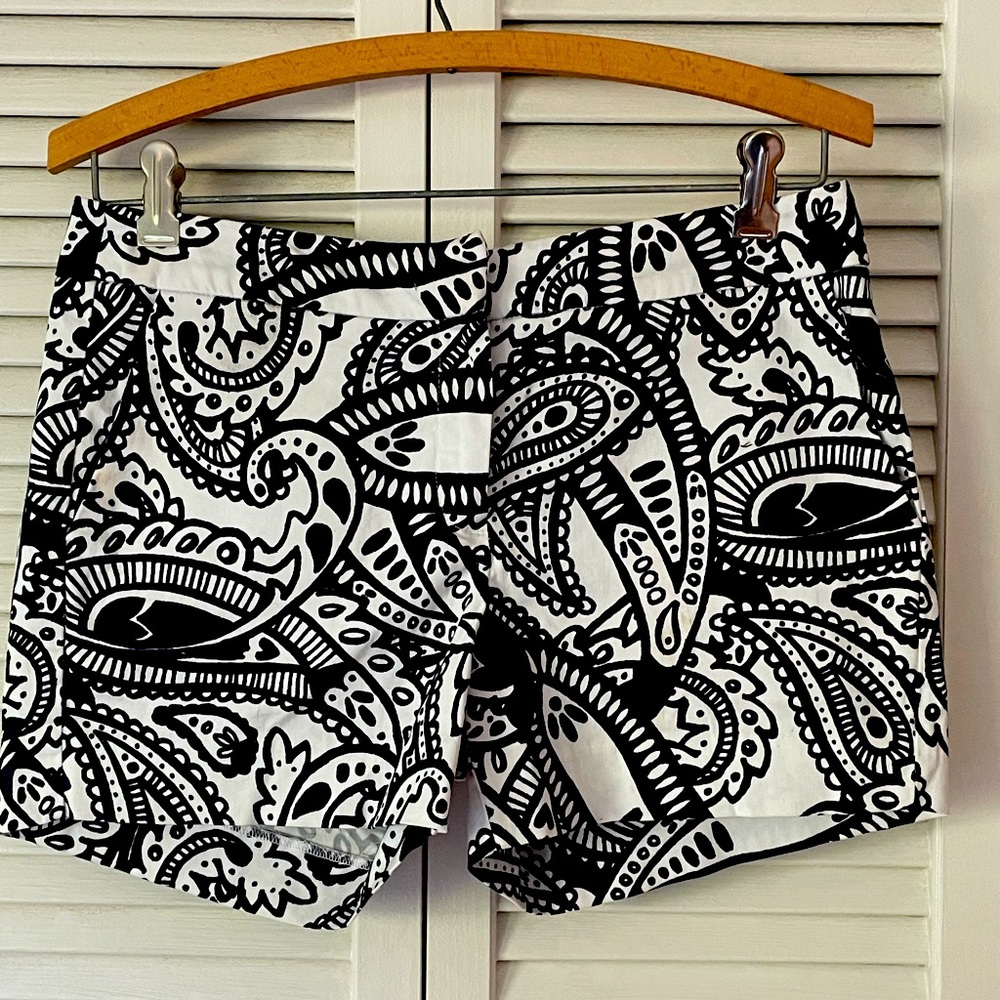 Lovely Paisley Print Dress Shorts-  Size 2